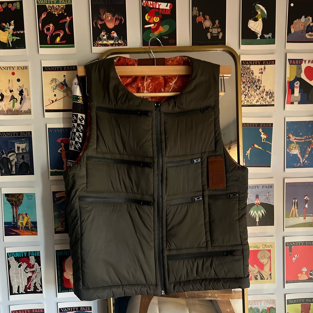 Letasca Puffer vest reversible